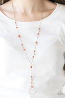 Sandstone Savannahs Orange Necklace