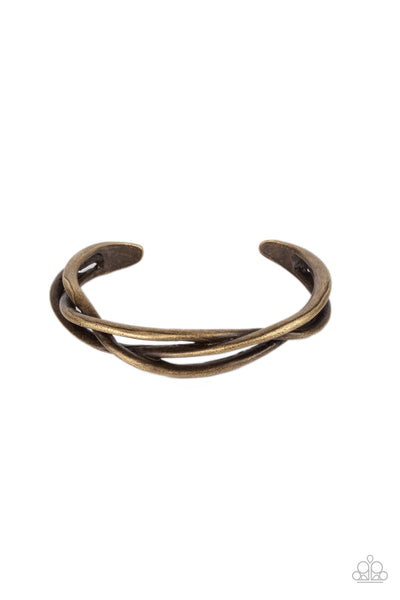 PLAIT Tectonics Brass Bracelet