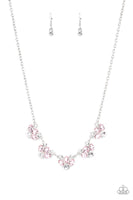 Envious Elegance Pink Necklace