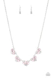 Envious Elegance Pink Necklace