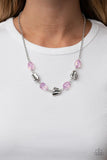 Inspirational Irisdescence Purple Necklace