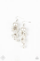 Ageless Applique White Earrings