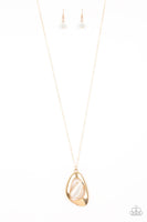 Asymmetrical Bliss Gold Necklace