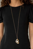 Asymmetrical Bliss Gold Necklace