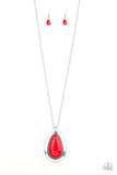 Badland to the Bone Red Necklace