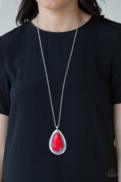 Badland to the Bone Red Necklace