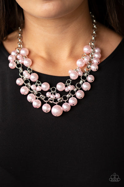 Ballroom Service Pink Necklace