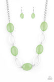 Beachside Boardwalk Green Necklace