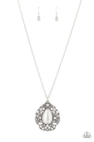 Bewitched Beam White Necklace