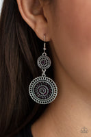 Bohemian Bedazzle Purple Earrings