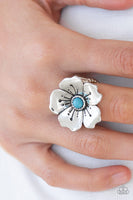 Boho Blossom Blue Ring