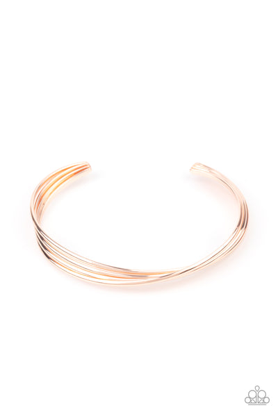 Bringing Basics Back Rose Gold Bracelet