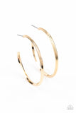 Chic As Can Be Gold Earrings