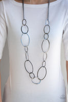 City Circuit Black Necklace