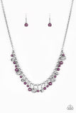 Casual Cache Purple Necklace