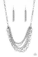 Color Bomb Silver Necklace