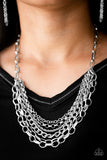 Color Bomb Silver Necklace