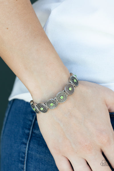 Colorfully Celestial Green Bracelet