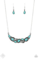 Cottage Garden Blue Necklace