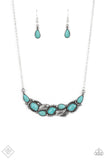 Cottage Garden Blue Necklace