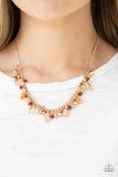 Courageously Catwalk Gold Necklace