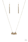 Deco Decadence Brass Necklace