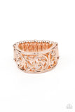 Di-Vine Design Rose Gold Ring