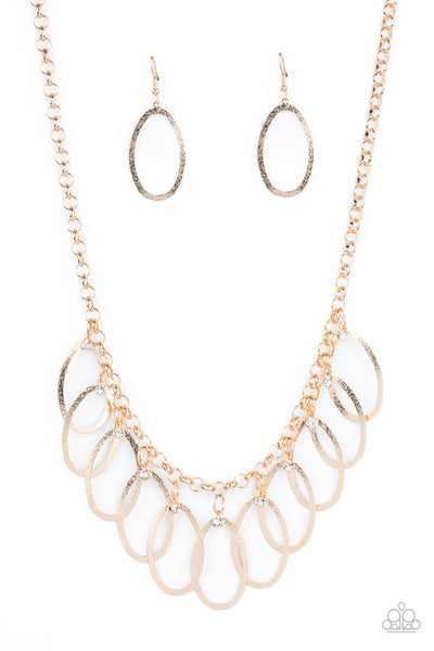 Double OVAL-time Gold Necklace