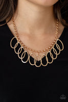 Double OVAL-time Gold Necklace