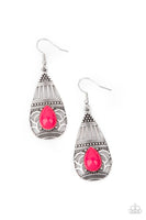 Eastern Essence Pink Earrings