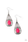 Eastern Essence Pink Earrings