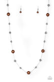 Eloquently Eloquent Brown Necklace