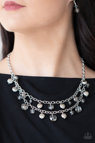 Ethereally Ensconced Silver Necklace