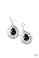 Exquisitely Explosive Black Earrings