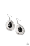 Exquisitely Explosive Black Earrings