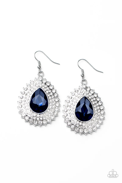 Exquisitely Explosive Blue Earrings