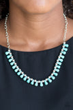 Extinct Species Blue Necklace