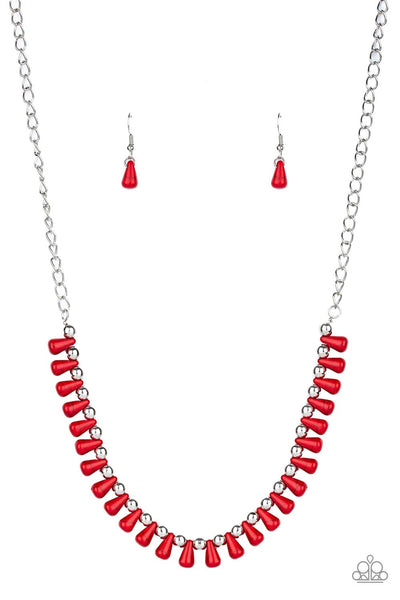 Extinct Species Red Necklace