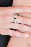 Extra Side of Elegance Green Ring