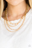 Extravagant Elegance Gold Necklace