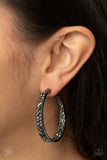 GLITZY By Association Black Earrings