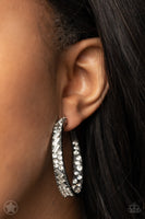 GLITZY By Association Gunmetal Earrings