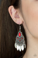 Galapagos Glamping Red Earrings