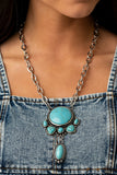 Geographically Gorgeous Blue Necklace