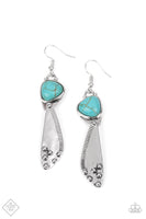 Going-Green Goddess Blue Earrings