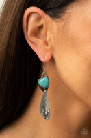 Going-Green Goddess Blue Earrings