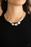 Gorgeously Glacial White Necklace