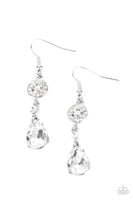 Graceful Glimmer White Earrings