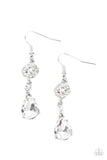 Graceful Glimmer White Earrings