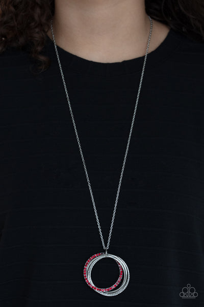 Harmonic Halos Red Necklace